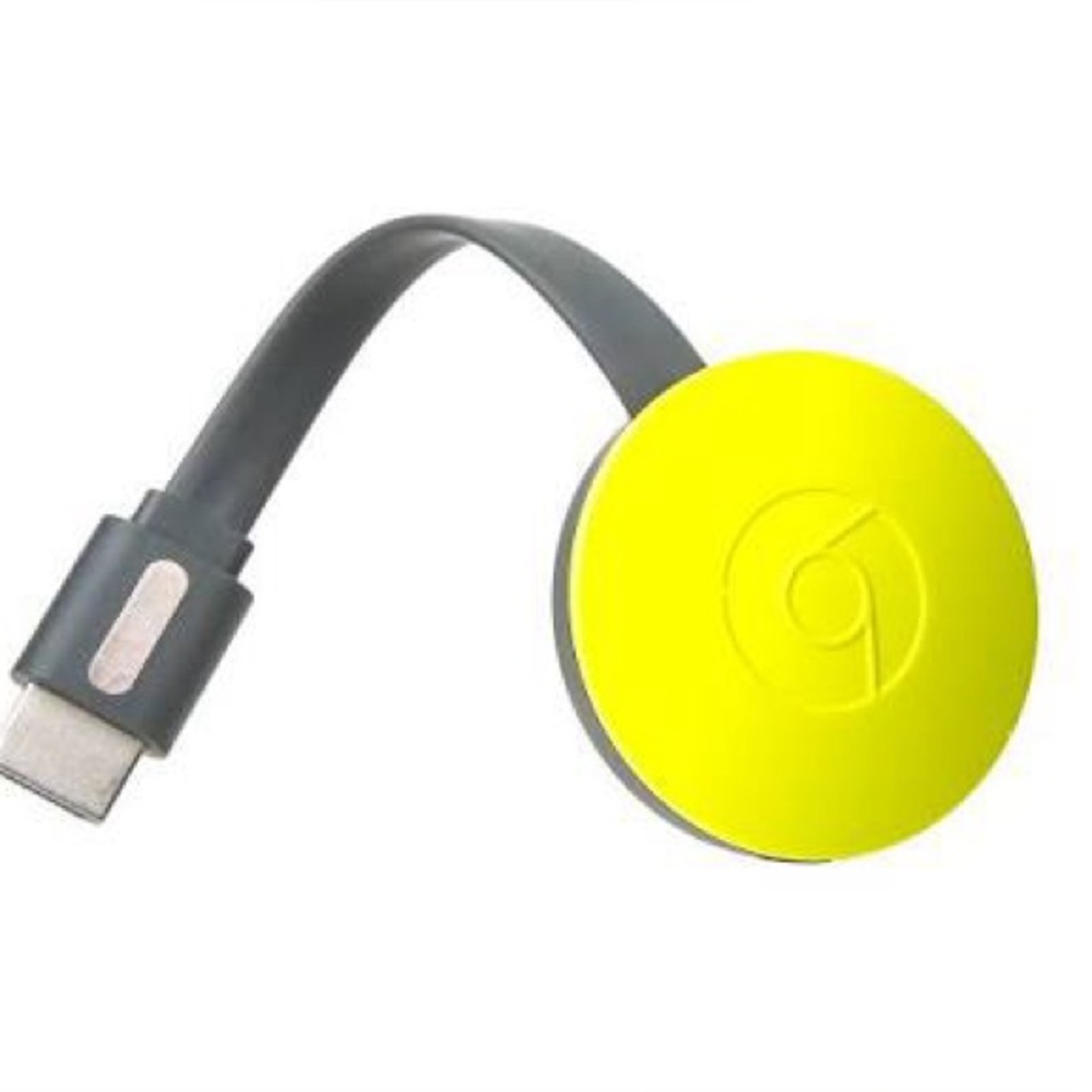 Yellow Google Chrome Cast